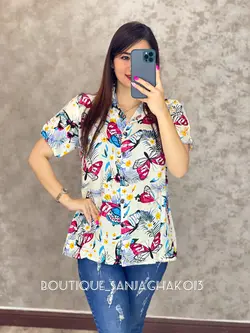 شومیز نخی کد 3006