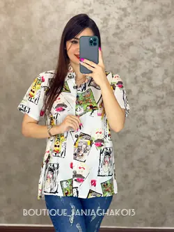 شومیز نخی کد 3006