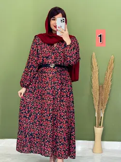 پیراهن چپ و راستی آهو کد 4125