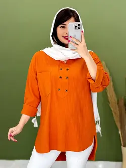 شومیز یقه کوبایی الیزه کد 3203