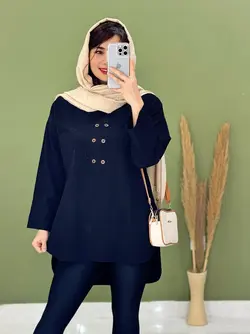 شومیز یقه کوبایی الیزه کد 3203