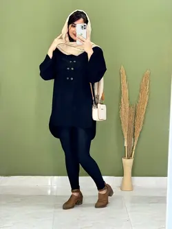 شومیز یقه کوبایی الیزه کد 3203