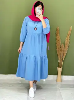 پیراهن مانتویی دریا کد 4120