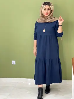 پیراهن مانتویی دریا کد 4120