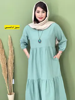 پیراهن مانتویی دریا کد 4120