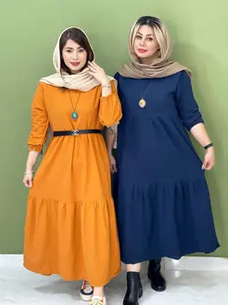 پیراهن مانتویی دریا کد 4120