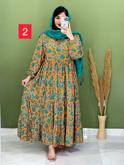 پیراهن چیندار بهار کد‌ 4124