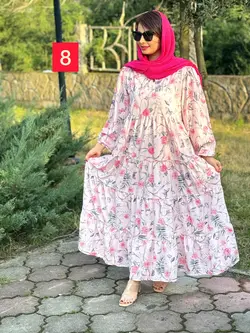 پیراهن چیندار بهار کد‌ 4124