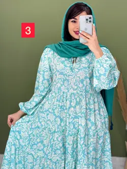 پیراهن چیندار بهار کد‌ 4124