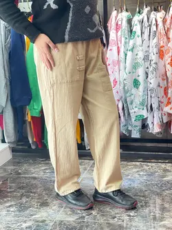 شلوار الیاف دو جیب کد 6032