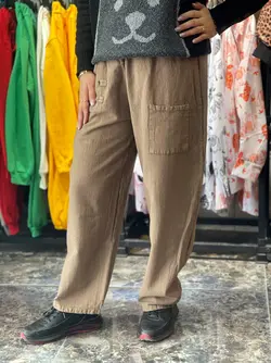 شلوار الیاف دو جیب کد 6032