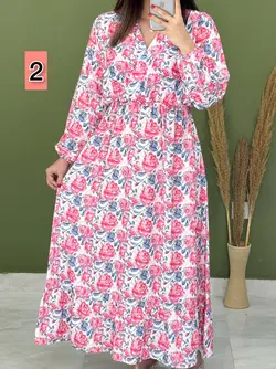 پیراهن چپ و راستی آهو کد 4125