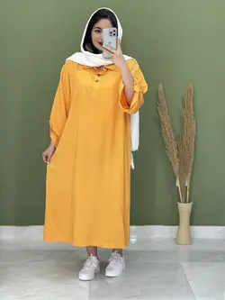 پیراهن یقه دار روشنک کد 4128