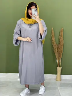 پیراهن یقه دار روشنک کد 4128