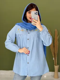 شومیز گلدوزی سوگل کد 3310