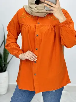 شومیز گلدوزی سوگل کد 3310