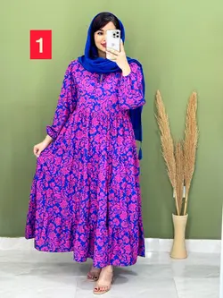 پیراهن چیندار بهار کد‌ 4124