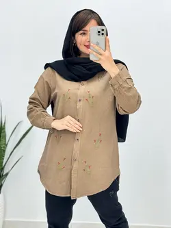 مانتو‌گلدوزی شیفته کد 5147