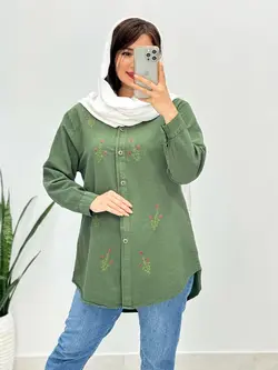 مانتو‌گلدوزی شیفته کد 5147