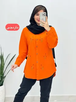 مانتو‌گلدوزی شیفته کد 5147