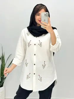 مانتو‌گلدوزی شیفته کد 5147