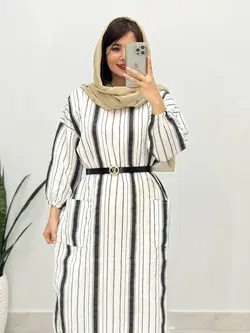 کفتان راه راه نسترن کد 4123