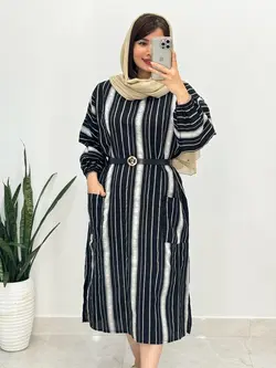 کفتان راه راه نسترن کد 4123