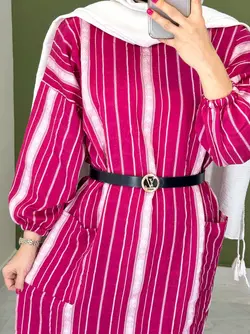 کفتان راه راه نسترن کد 4123