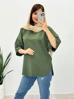 شومیز مانتویی هستی کد 3324