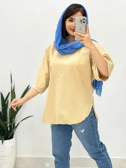 شومیز مانتویی هستی کد 3324