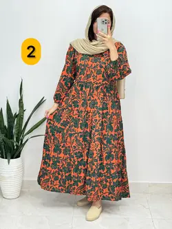 پیراهن چیندار بهار کد‌ 4124