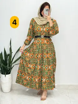 پیراهن چیندار بهار کد‌ 4124