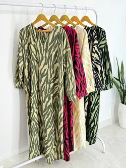 پیراهن طرح زبرا کد 4135