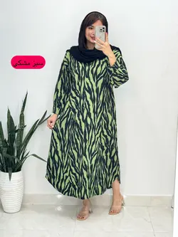 پیراهن طرح زبرا کد 4135