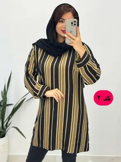 تونیک راه راه مینا کد 7148