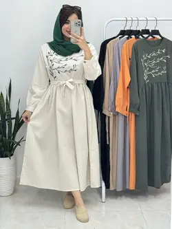 پیراهن گلدوزی شبنم کد 4142