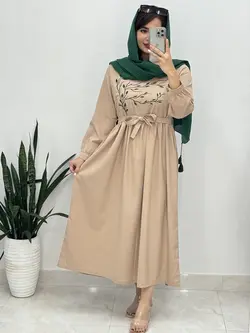 پیراهن گلدوزی شبنم کد 4142