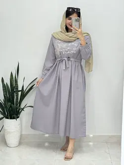 پیراهن گلدوزی شبنم کد 4142