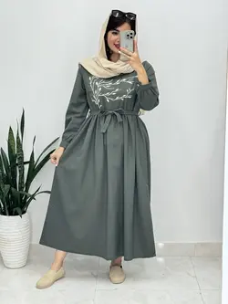 پیراهن گلدوزی شبنم کد 4142