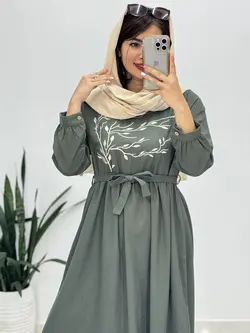 پیراهن گلدوزی شبنم کد 4142