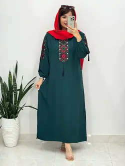 پیراهن ترمه دوزی خاتون کد 4141