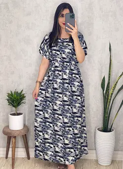 پیراهن نخی طرح چریکی کد 4042