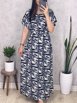 پیراهن نخی طرح چریکی کد 4042