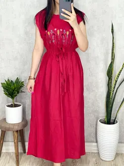 پیراهن حلقه ای طرحدار کد 4043