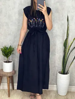 پیراهن حلقه ای طرحدار کد 4043