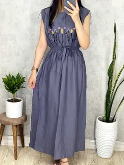 پیراهن حلقه ای طرحدار کد 4043