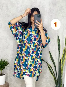 تونیک نخی بلند کد 7038