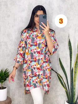 تونیک نخی بلند کد 7038