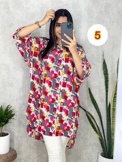 تونیک نخی بلند کد 7038