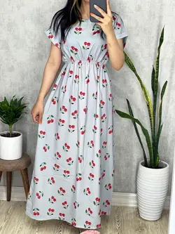 پیراهن طرح گیلاسی کد 4057